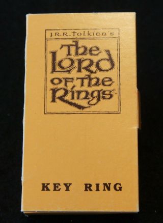 The Lord Of The Rings Vintage 1978 Key Ring Box Collectible