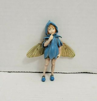 Flower Fairies Little Girl Blue Outfit Fairy Ornament Cicely Mary Barker 4 "