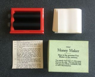 Vintage Magic Trick Adams’ Money Maker With Box & Instructions 1960’s