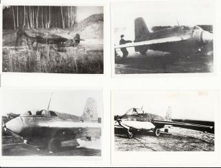World War Ll Abandoned German Messerschmitt Aircraft (4 - Photos) - C.  - 194