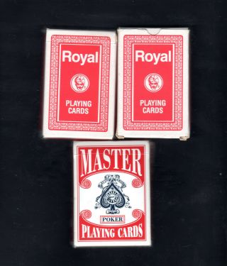 Magic Masters 3 Magic Card Trick Decks - Rising Card Invisible Deck Wizard