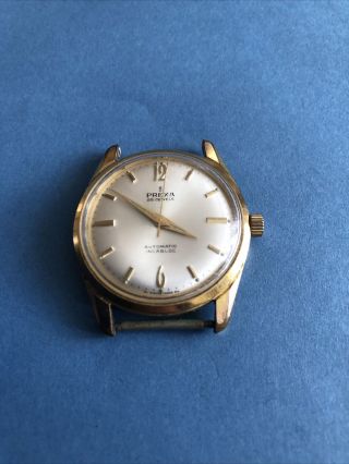 Vintage Prexa 25 Jewels Swiss Made Incabloc Automatic Mens Watch