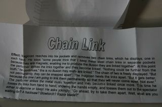 CHAIN LINK - linking chain links effect 2