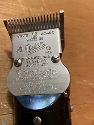 Vintage Barber Style Hair Clipper,  Oster Model - 10