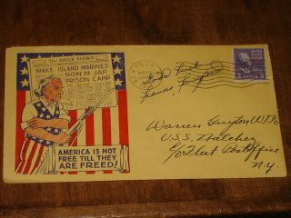 Wwii Patriotic Envelope Autographed By Frances Langford 118