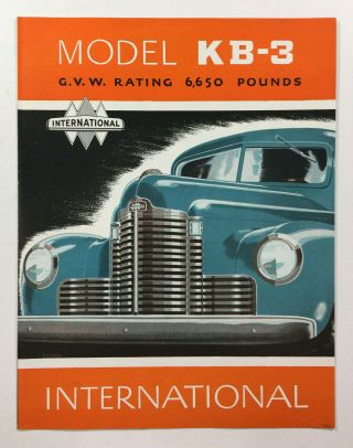 1948 International Harvester Truck Dealer Sales Brochure Model Kb - 3