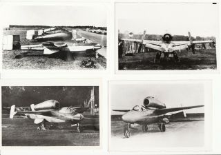 World War Ll German Heinkel He - 162 Jet Fighter (5 - Photos) - 1944
