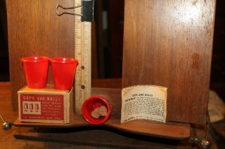 Vintage Boxed Magic Trick Cups And Balls