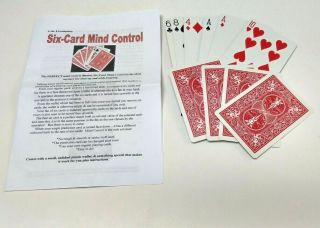 Six - Card Mind Control By Eddie Burke - Professional Card Magic Trick
