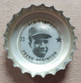 1967 Fanta Frank Robinson Baseball Bottle Cap 23 Coke Rare