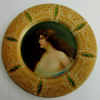 1905 VIENNA ART PLATE.  COCA COLA METAL TIN.  SEXY WOMAN 2