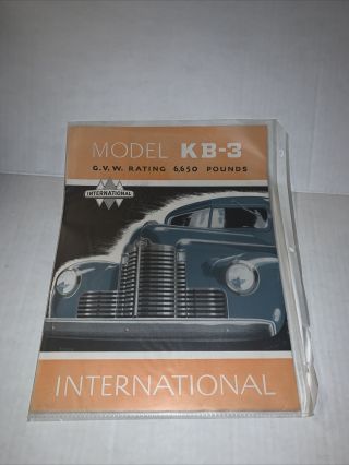 1948 International Harvester Truck Dealer Sales Brochure Model Kb - 3