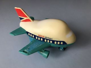 Vintage British Airways Boeing 747 Jumbo Jet Toy Plane