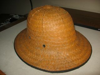 Vintage Allis Chalmers Advertising Tractor Straw Hat All Shape 2