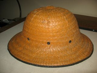 Vintage Allis Chalmers Advertising Tractor Straw Hat All Shape 3