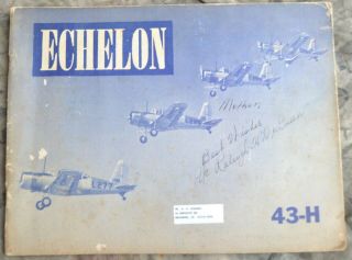 1943 Us Army Air Forces Flying Training Command Class 43 - H " Echelon " Team Book