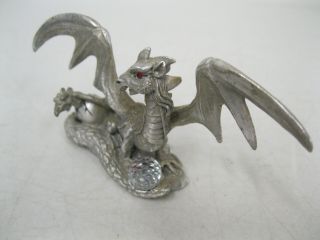 Spoontiques Pewter Mother Dragon & Baby Hatching & Crystal Ball Pp879