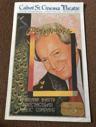 Le Grand David Magic Program Collectors 25th Anniversary Edition