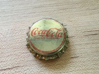 Vintage 1915 - 1920 Coca - Cola Crown Cap / Bottle Cap,  Cork Coke