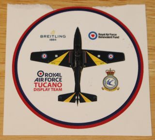 Raf Royal Air Force Shorts Tucano Display Team Sticker