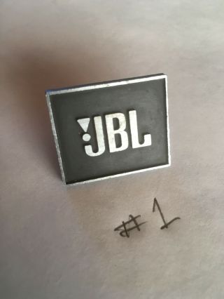 Pair JBL Speaker Badge Logo Emblem Vintage L - 26,  L36,  L65,  L100 2