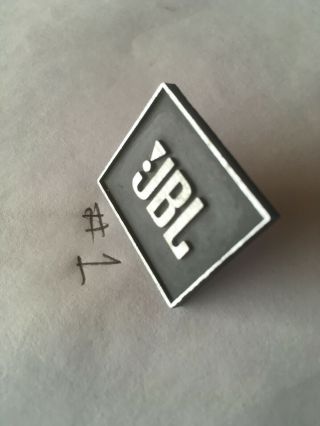 Pair JBL Speaker Badge Logo Emblem Vintage L - 26,  L36,  L65,  L100 3