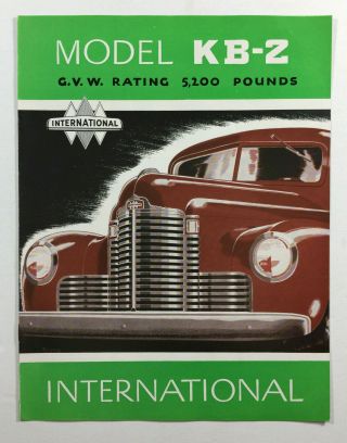 1948 International Harvester Truck Dealer Sales Brochure Model Kb - 2