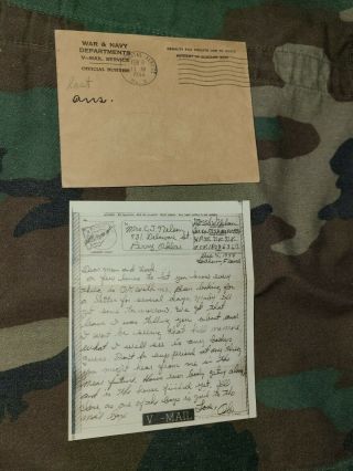 First Special Service Force Black Devils Brigade V - Mail Letter Southern France