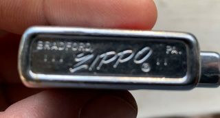 Vintage Conoco Oil Zippo Lighter 3
