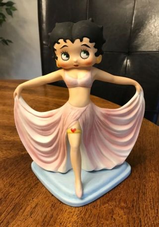 Vintage 1981 Betty Boop Ceramic Candle Holder 8.  5”
