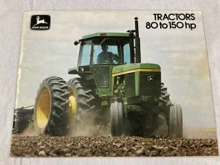 1970s John Deere 30 Series Tractor Brochure Rare