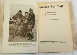 WW2 WWII German Luftwaffe military war book Helden Der Luft Aviation heroes 1936 2