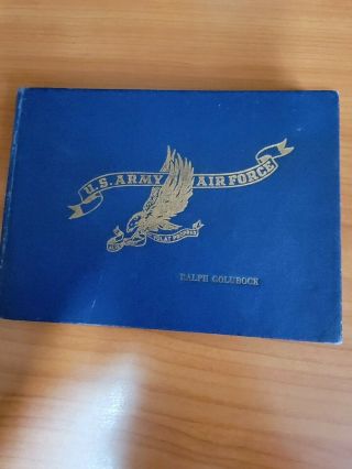 Vintage Wwii 1942 Us Army Air Force Pilot Log Book