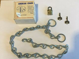 Vintage Enardoe Magic Product - Siberian Chain Escape Box W/ Keys