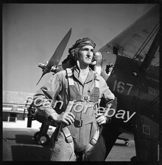 6 Wwii 1942 Us Army Pilots Negatives