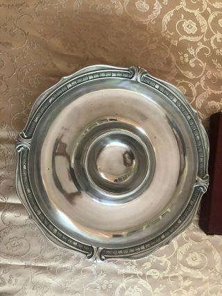 Arthur Court American Colonial Chip And Dip Tray 15 Diameter
