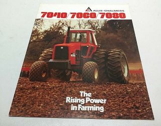 1976 Allis Chalmers 7040/7060/7080 Tractor Sales Brochure