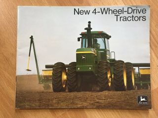 1974 John Deere 8430 8630 4 Wheel Tractor Brochure 1st Year 48 Pgs