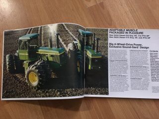 1974 John Deere 8430 8630 4 Wheel tractor brochure 1st Year 48 pgs 2