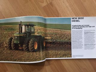 1974 John Deere 8430 8630 4 Wheel tractor brochure 1st Year 48 pgs 3