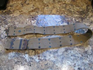 Wwii Us Army 1942 Dated Rm Co.  Pistol Belt M - 1936