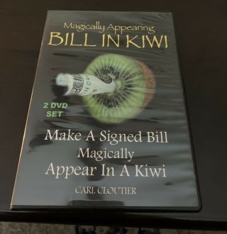 Magic Dvd - Magically Appearing Bill In Kiwi By Carl Cloutier - 2 Dvd Set