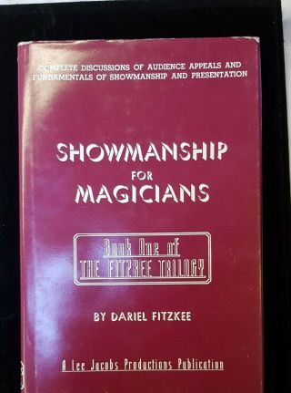 Magic Book - Showmanship For Magicians By Dariel Fitzkee