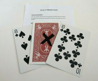 Exact Prediction By Brando Y Silvana - Jumbo Card Mind Reading Stage Magic Trick