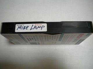 Comedy Stage Hypnosis Vhs Tape/ Mike Lamp Stage Hypnotist Demo Tape