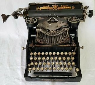 Rare Antique Pittsburg Visible No.  12 Typewriter