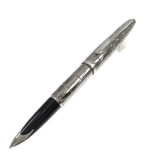Waterman Caren Deluxe Contemporary Gunmetal Fountain Pen Nib 18k Gold / F