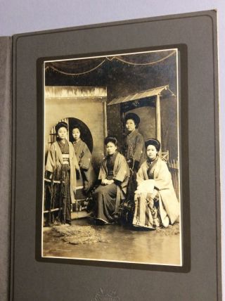 Japan.  Group Of Ladies Photo.  Early 20th C Cc15