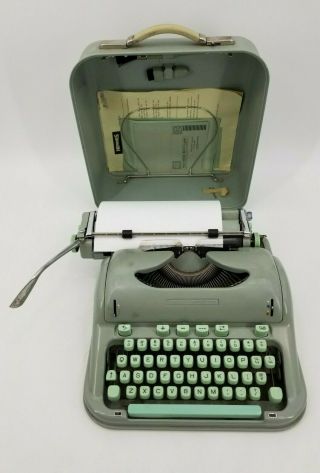 Hermes 3000 Typewriter With Key