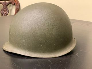 Ww2 Era U.  S.  M - 1 Helmet Shell - Rear - Seam Helmet,  Restoration Project